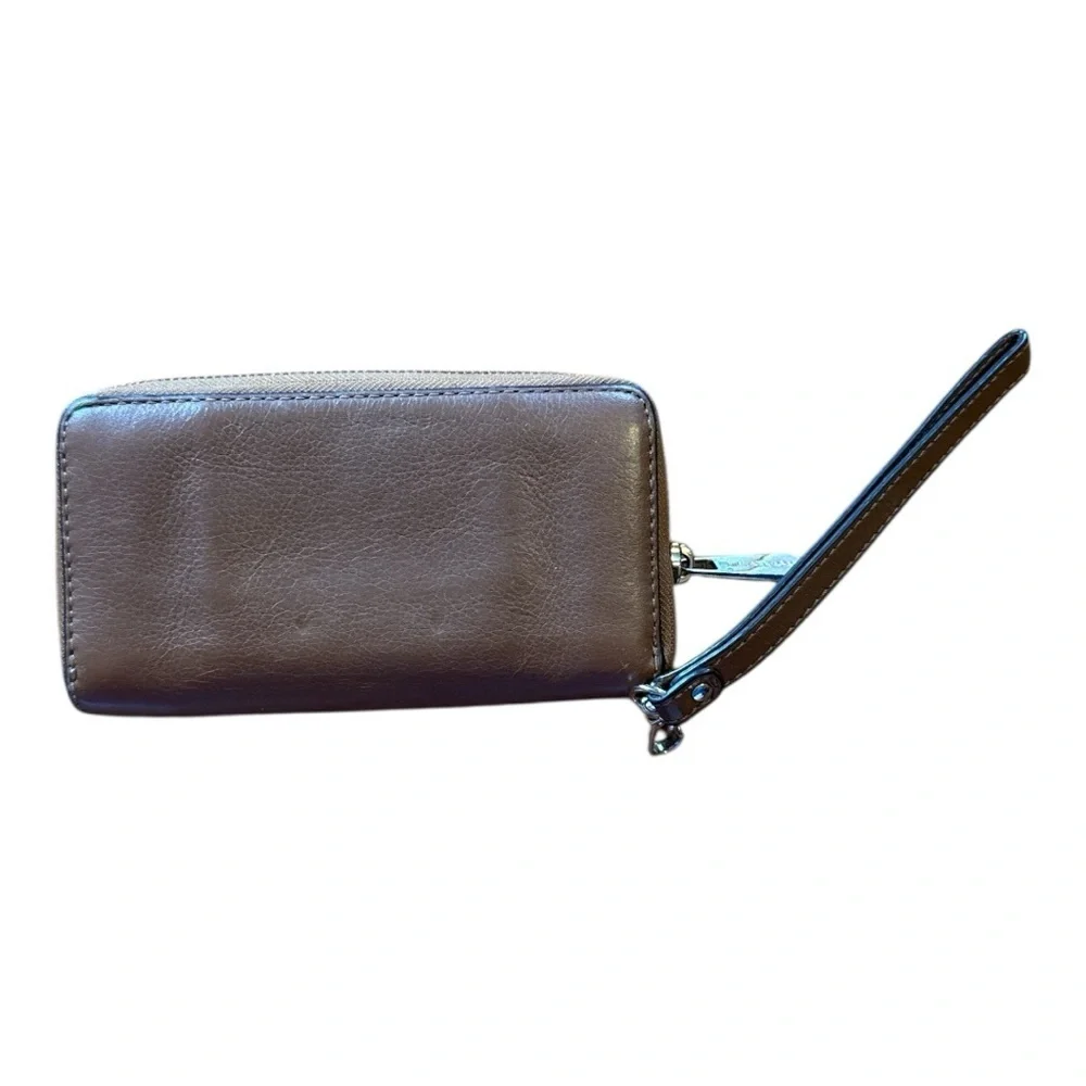 MICHAEL KORS Brown Wristlet Wallet
